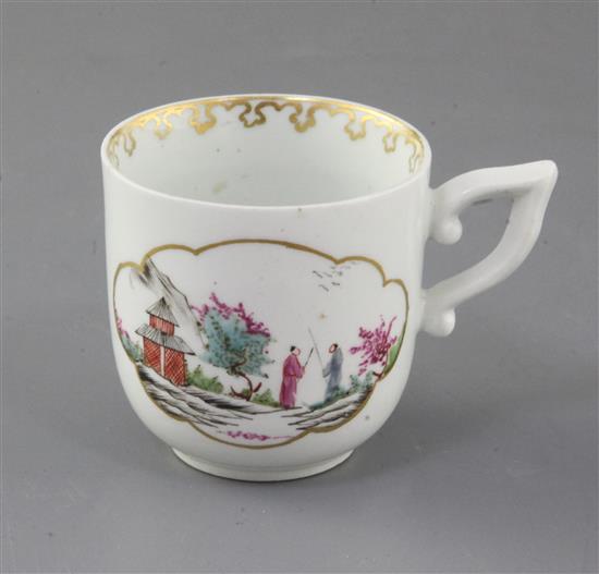 An early Derby coffee cup, c.1756-9, h. 5.9cm